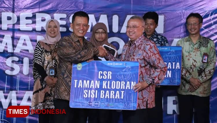 Bupati Bantul Suharsono Resmikan Taman Klodran Dari Bank BPD DIY