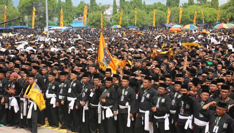Ribuan Anggota PSHT di Ponorogo, Doa Bersama untuk Korban Banjir