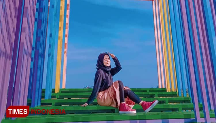 Oling Naung, Spot Selfie Warna-Warni di RTH Watukebo Banyuwangi
