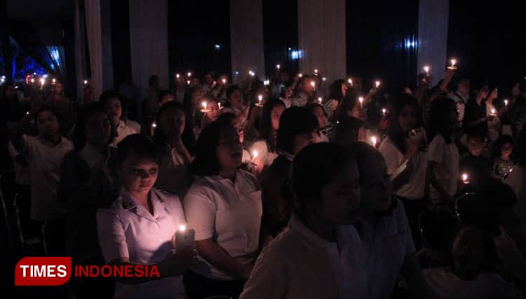 Keluarga Besar Lanud Abdulrachman Saleh Rayakan Natal Bersama Anak Panti Asuhan
