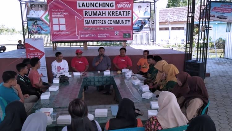 Rumah Kreatif Smartfren Community Kini Hadir di Bojonegoro
