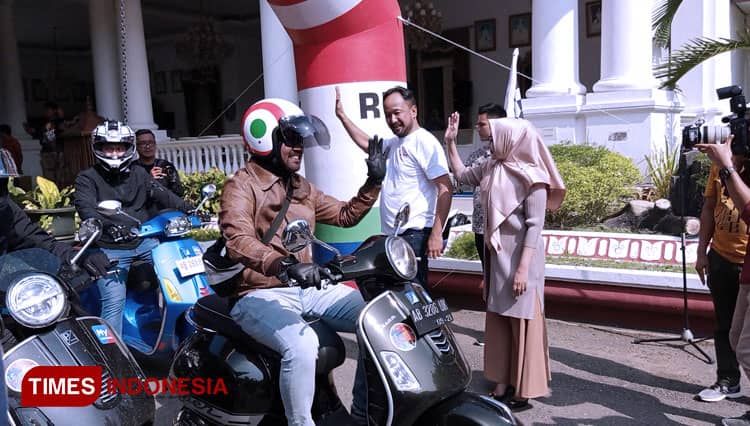 Peserta Pertamina Scooter Synergy Touring 2020 Kagumi Ponorogo