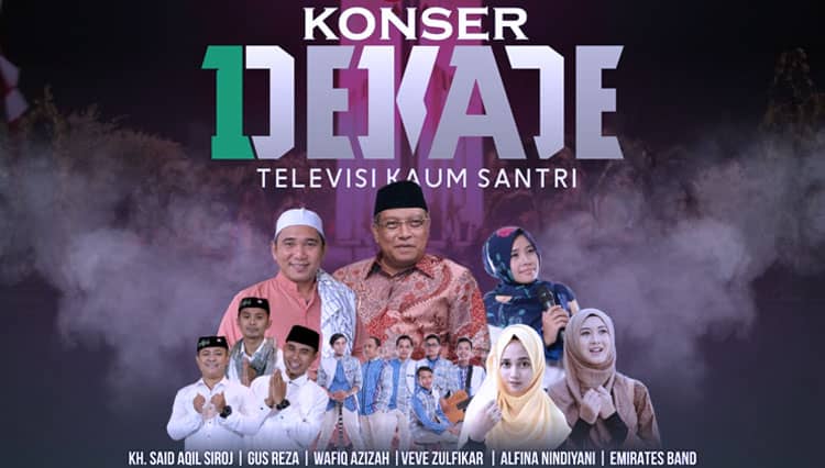 Konser 1 Dekade TV Kaum Santri TV9 Nusantara Dihelat di Sidoarjo, Ini Agendanya