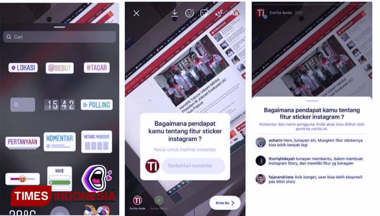 Instagram Uji Fitur Stiker Komentar di Stories, Bagaimana Menggunakannya?