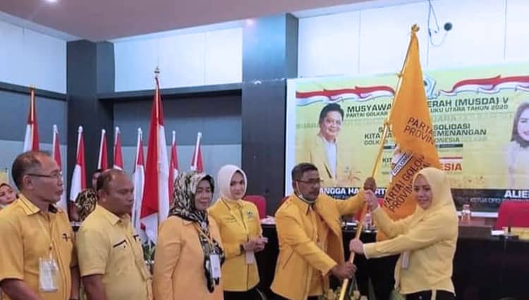 Alien Mus Kembali Terpilih Jadi Ketua DPD Golkar Malut 2020-2025