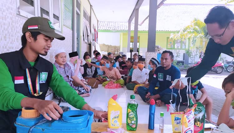 Gandeng LPBI NU Bali, PP Nurul Jadid Lakukan Ini untuk Tangkal CoVid-19