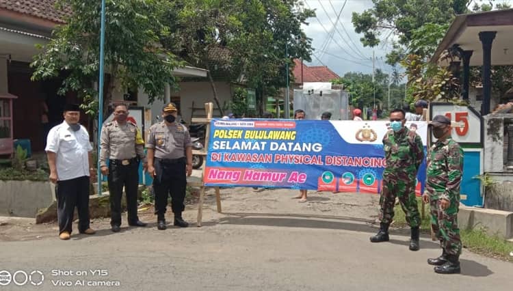 Diduga Ada Warga Positif Covid-19, Desa Kuwolu Terapkan Physical Distancing