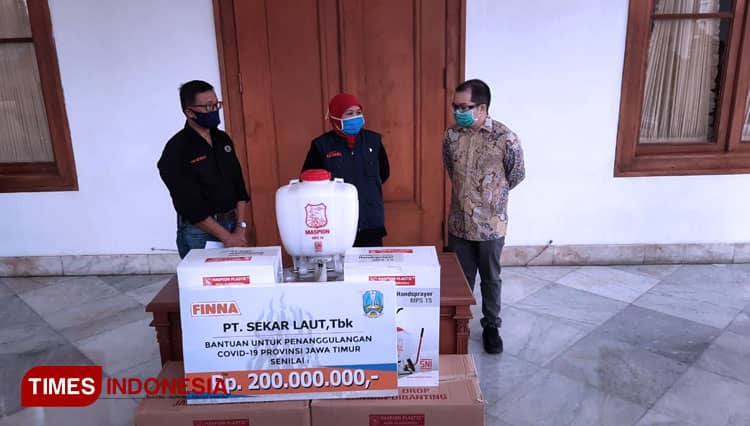 Finna Gelontorkan Rp 200 Juta Atasi Pandemi Covid-19 di Jatim