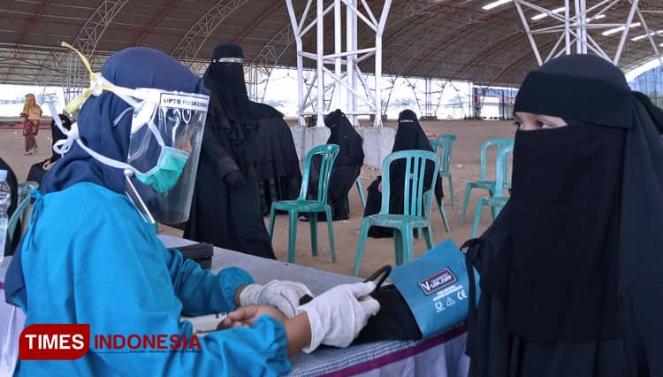 Santri Ponpes Al-Fatah Temboro Magetan Jalani Pemeriksaan Kesehatan