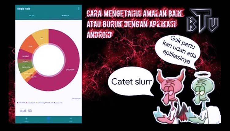 Aplikasi Android Raqib Atid, Bantu Pengguna Smartphone Catat Dosa dan Pahala