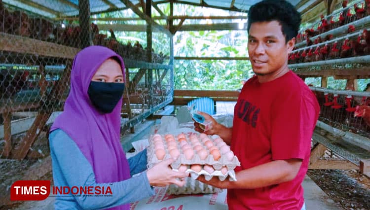 Budidaya ayam petelur, Kelompok Ternak Marhaen Sediakan Telur Ayam Segar Buat Warga Desa Bale