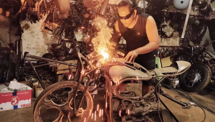 Industri Kreatif Motor Custom di Malang Tetap Ngegas
