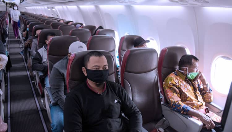 Lion Air Group Jalankan Physical Distancing di Dalam Kabin Pesawat Udara