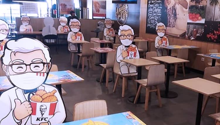 Enjoy Your Meal at KFC with Colonel Sanders
