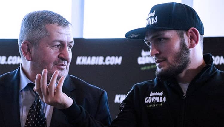 Terinfeksi Covid-19, Ayah Khabib Nurmagomedov Meninggal Dunia