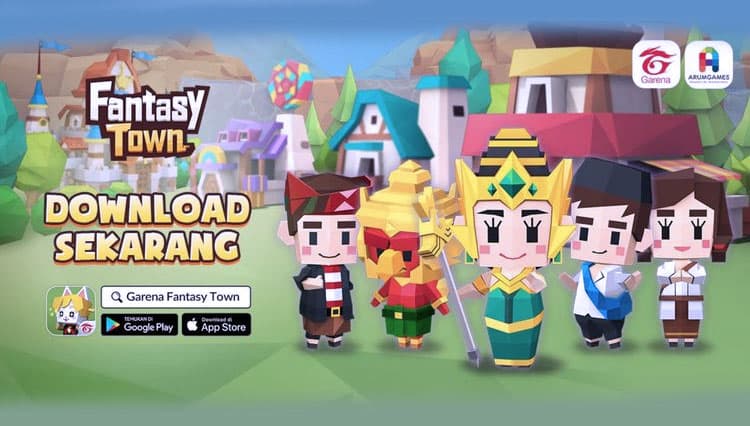 Garena Indonesia-Arumgames Luncurkan Fantasy Town dengan Karakter Nusantara