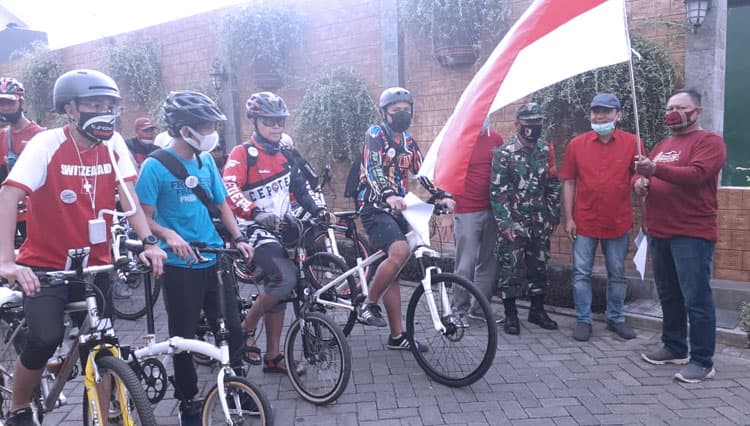 NK Cafe Malang Gandeng Komunitas Gowes Gelar Fun Rally