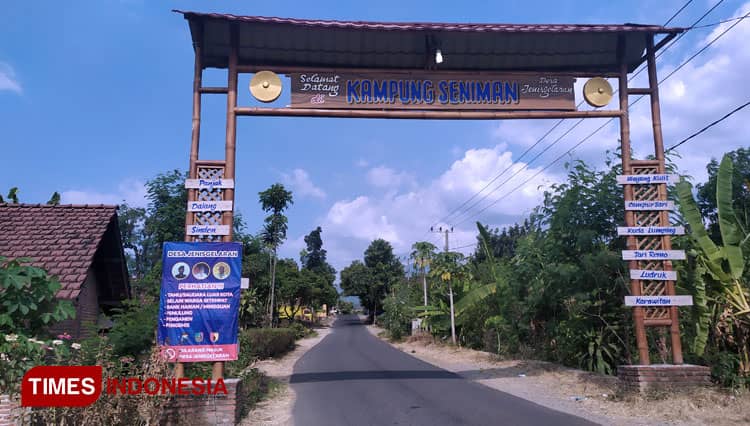 Lestarikan Budaya, Warga Desa Jenisgelaran Jombang Dirikan Kampung Seniman