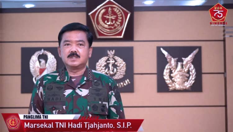 HUT Ke-1 Kogabwilhan, Panglima TNI: Kedepankan Kemampuan Tri Matra Terpadu