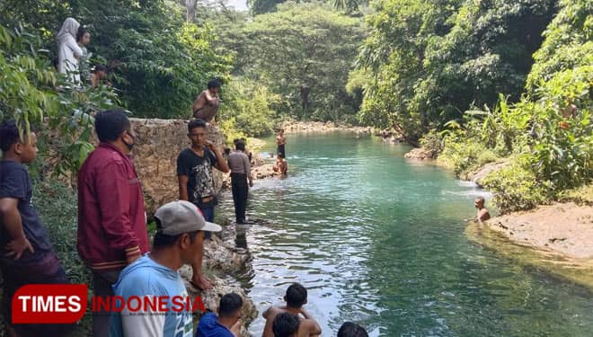 Liburan di Mata Air Krawak Tuban, Remaja Asal Rembang Tenggelam