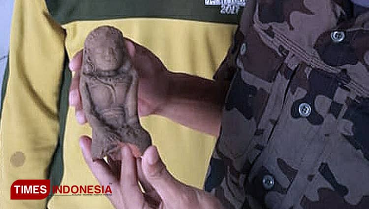 Benda Kuno Ditemukan Lagi di Lamongan, Kali Ini Sebuah Arca Kecil