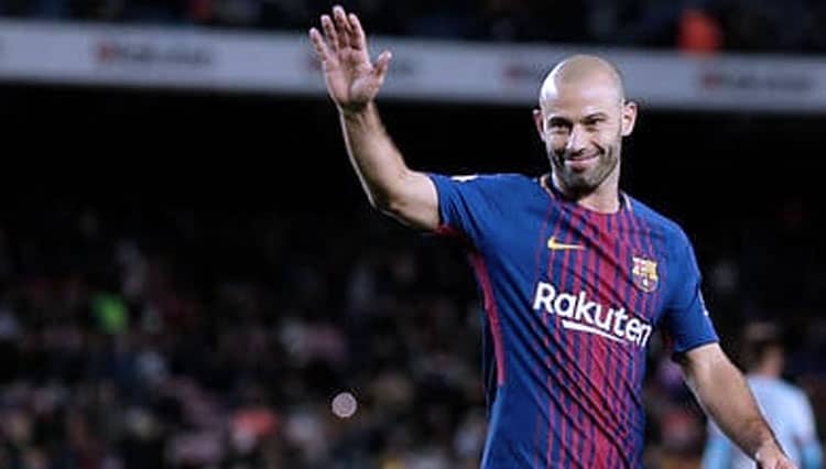 Mantan Gelandang Barcelona Javier Mascherano Putuskan Gantung Sepatu