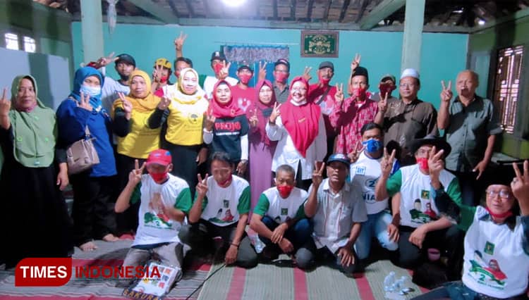 Kampanye di Gresik Selatan, Bu Min Heran Banyak Jalan Rusak
