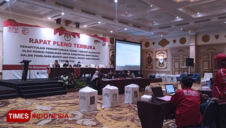 Ini Rincian Lengkap Rekapitulasi Suara Pilbup Banyuwangi 2020