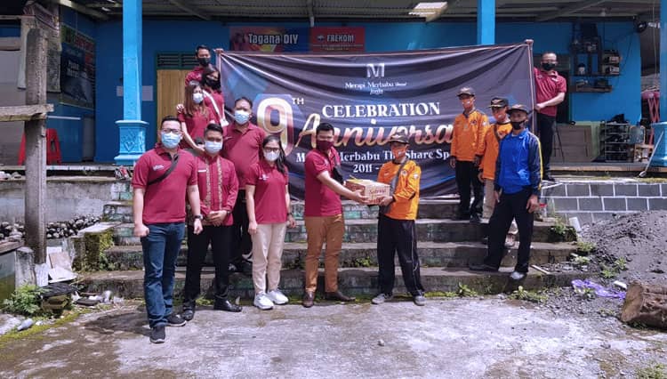Pandemi Covid-19, Hotel Merapi Merbabu Yogyakarta Rayakan Ulang Tahun dengan Berbagi