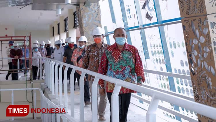 Sekda Sleman Tinjau Pembangunan Gedung Kantor Bupati