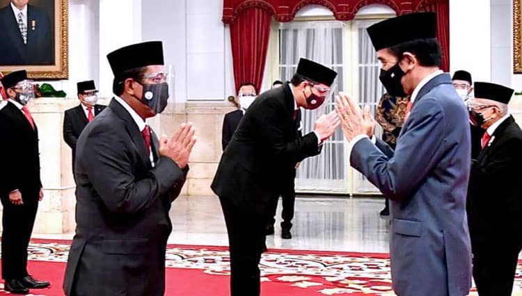 Usai Dilantik, Menteri Sakti Wahyu Trenggono Kunjungi Kantor KKP RI