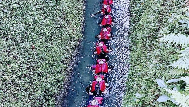 Bosan dengan Pantai, Coba Main Body Rafting di Wisata Citumang Pangandaran