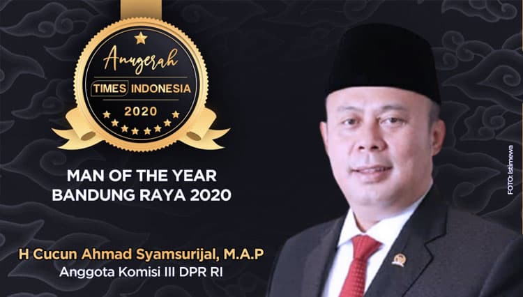 Cucun Ahmad Syamsurijal Raih Man of The Year Bandung Raya 2020