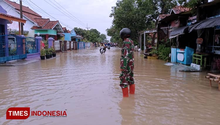 Dua Sungai di Majalengka Meluap, Rumah dan Sawah Warga Terendam Banjir
