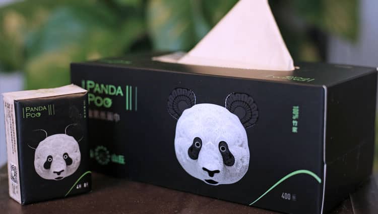 This Tissue is Made of Panda Poo