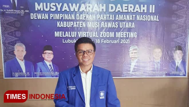 Terpilih Ketua DPD PAN Muratara, I Wayan Kocap Siap Kembalikan Kejayaan