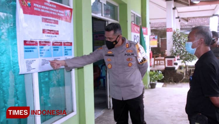 Kapolres Blitar Pastikan Posko Covid 19 Berdiri di Setiap Desa