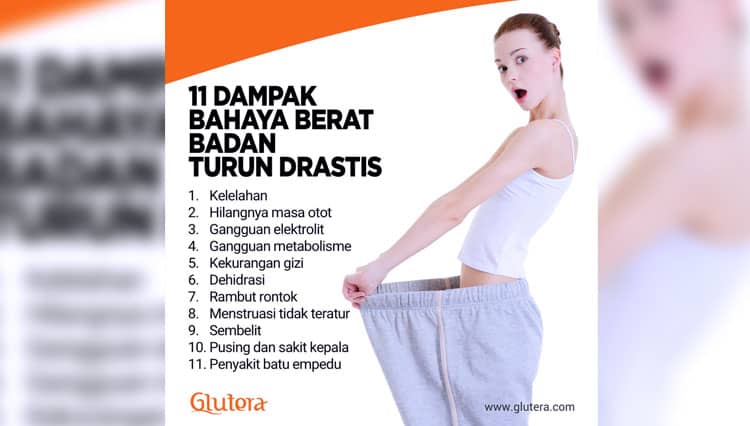 11 Dampak Bahaya Berat Badan Turun Drastis