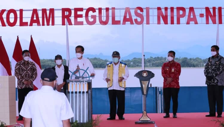 Presiden RI Jokowi: Kolam Regulasi Nipa-Nipa akan Kurangi Risiko Banjir Kota Makassar