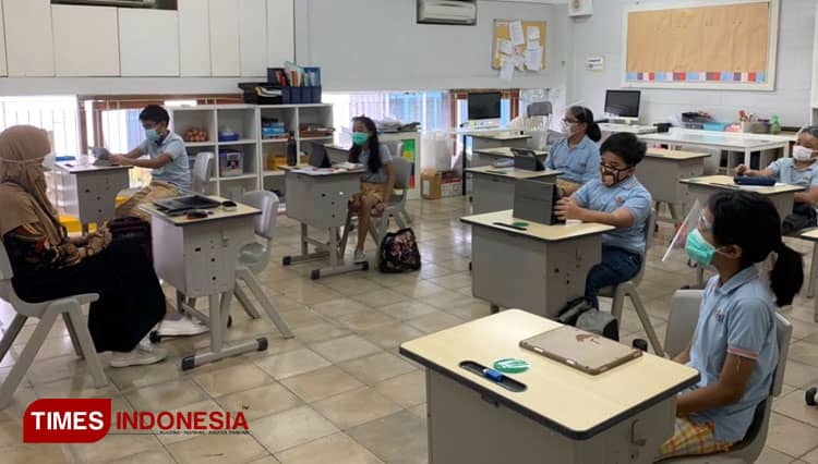 SD Cikal Cilandak Mulai Ujicoba Sekolah Tatap Muka Terbatas