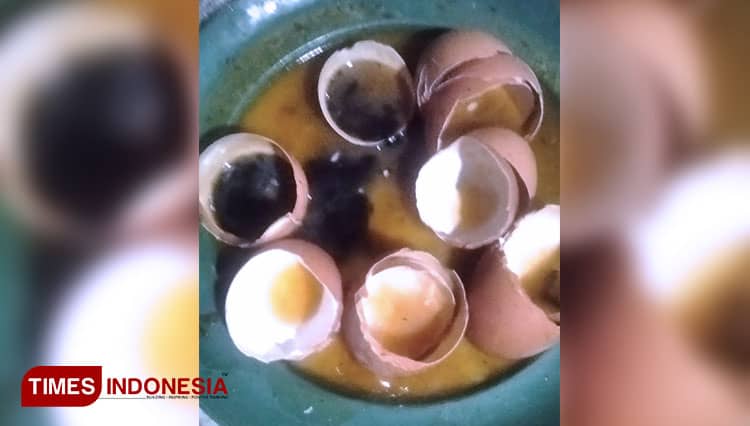 Keluarga Penerima Manfaat BPNT Tuban Terima Telur Busuk