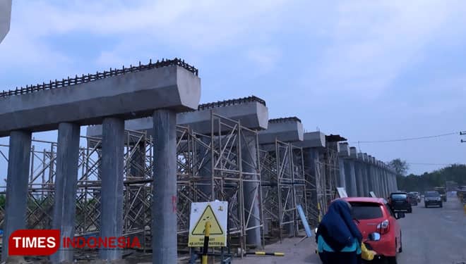 Progres Proyek Jembatan Ploso Jombang Sudah 50 Persen