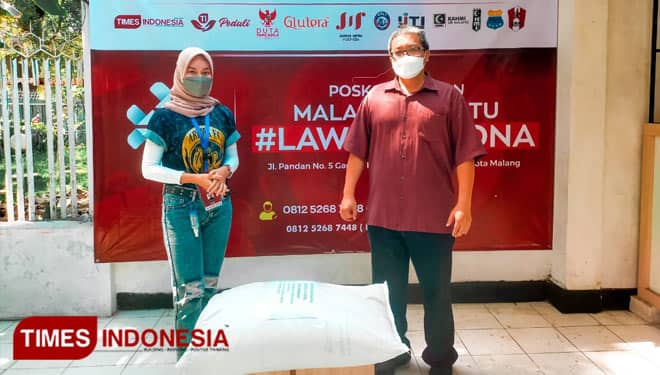 Bos Catering di Malang Kirim 400 Kg Beras ke Posko MBLC