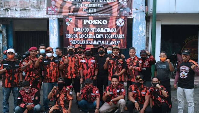 Perangi Kejahatan Jalanan, Komando Inti Mahatidana PP Yogyakarta Bentuk Posko