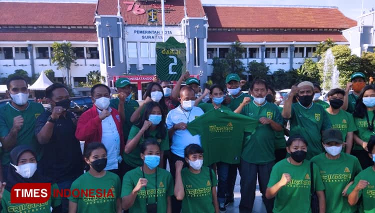 Berangkat ke Malang, Tim Persebaya Putri Dilepas Wakil Wali Kota Surabaya