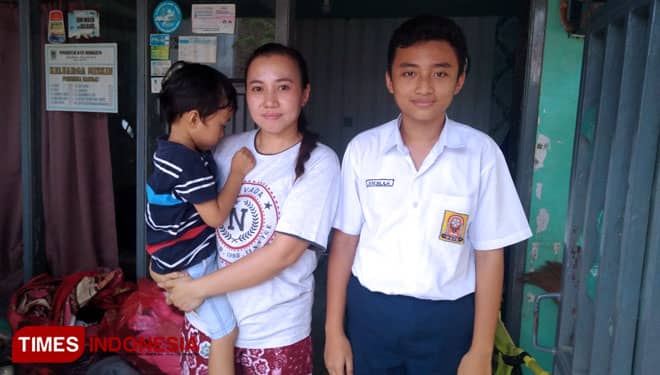 Jericho, Anak Yatim Korban Covid-19 Mojokerto Terima Bantuan GUSDURian Peduli