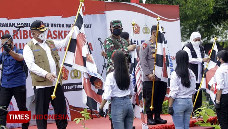 Lepas Mobil Masker BNPB, Panglima TNI: Jadikan Penggunaan Masker Kebiasaan Baru