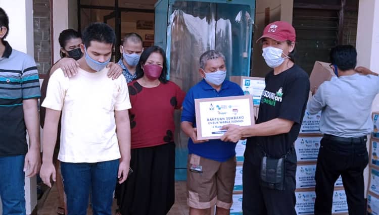 Gusdurian Peduli Salurkan Paket Sembako untuk Jemaat GKJ Jakarta dan Warga Isoman