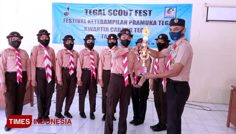 Tegal Scout Fest 2021, SMPN 2 Slawi Juara Pertama PBB