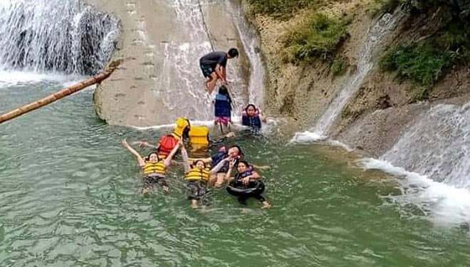 Wisata di Curug Ciparakan Pangandaran Dijamin Bikin Pikiran Segar
